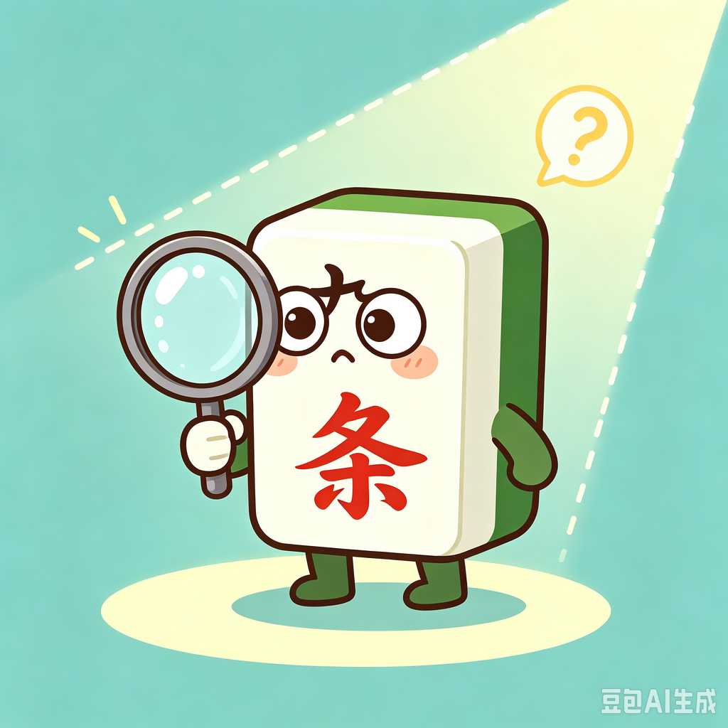 flat print mahjong set